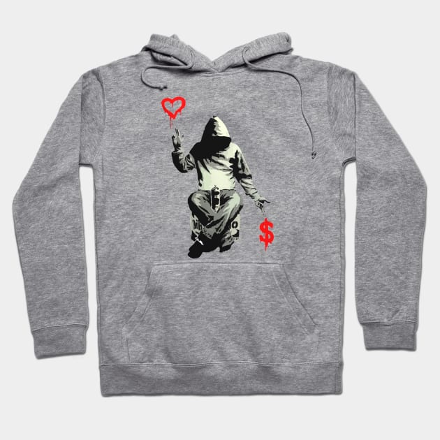 Love Or Money Card Game Hoodie by customcustom